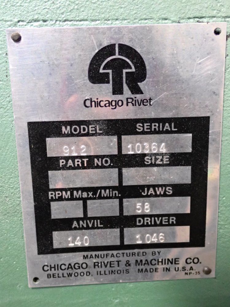Chicago Rivet Riveting Machine