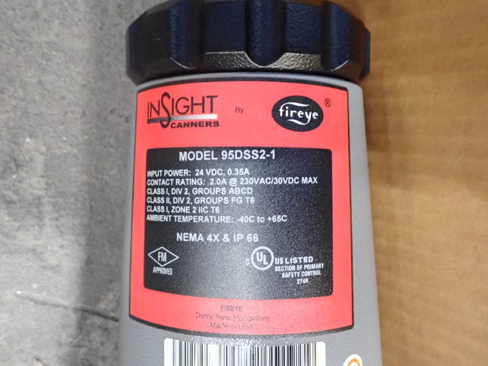 Insight Scanners 2.4a Intergrated Flame Scanner With Internal Flame Relay - 95dss21/s1,s2