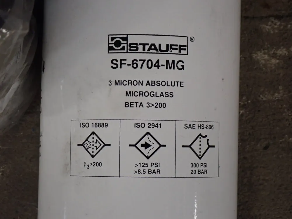 Stauff 444ml Water Spin On Filter Element - Sf-6704-mg