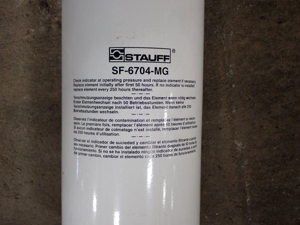 Stauff 444ml Water Spin On Filter Element - Sf-6704-mg