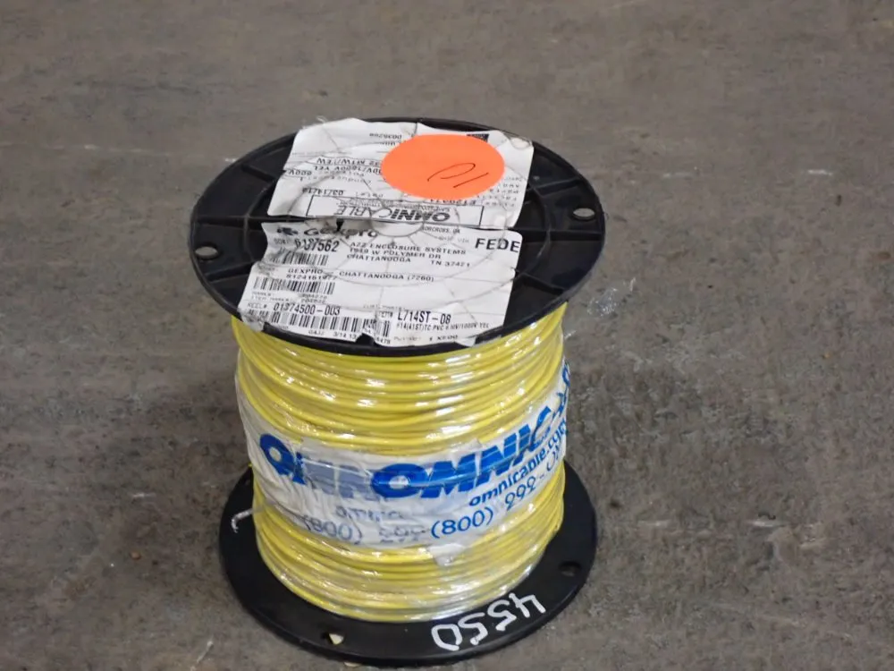 Omni Cable 600v-1000v Adc 14 Awg Yellow Copper Wire - Bc-5w2 Or Mtw