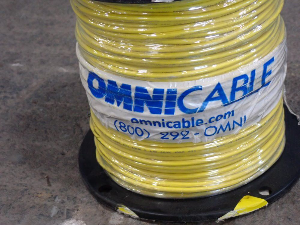 Omni Cable 600v-1000v Adc 14 Awg Yellow Copper Wire - Bc-5w2 Or Mtw