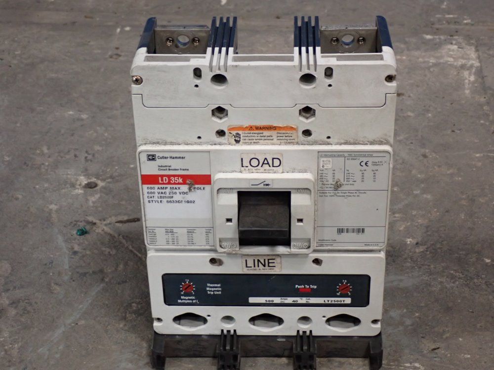 Cutler-hammer 600a Industrial Circuit Breaker Frame - Ld35k