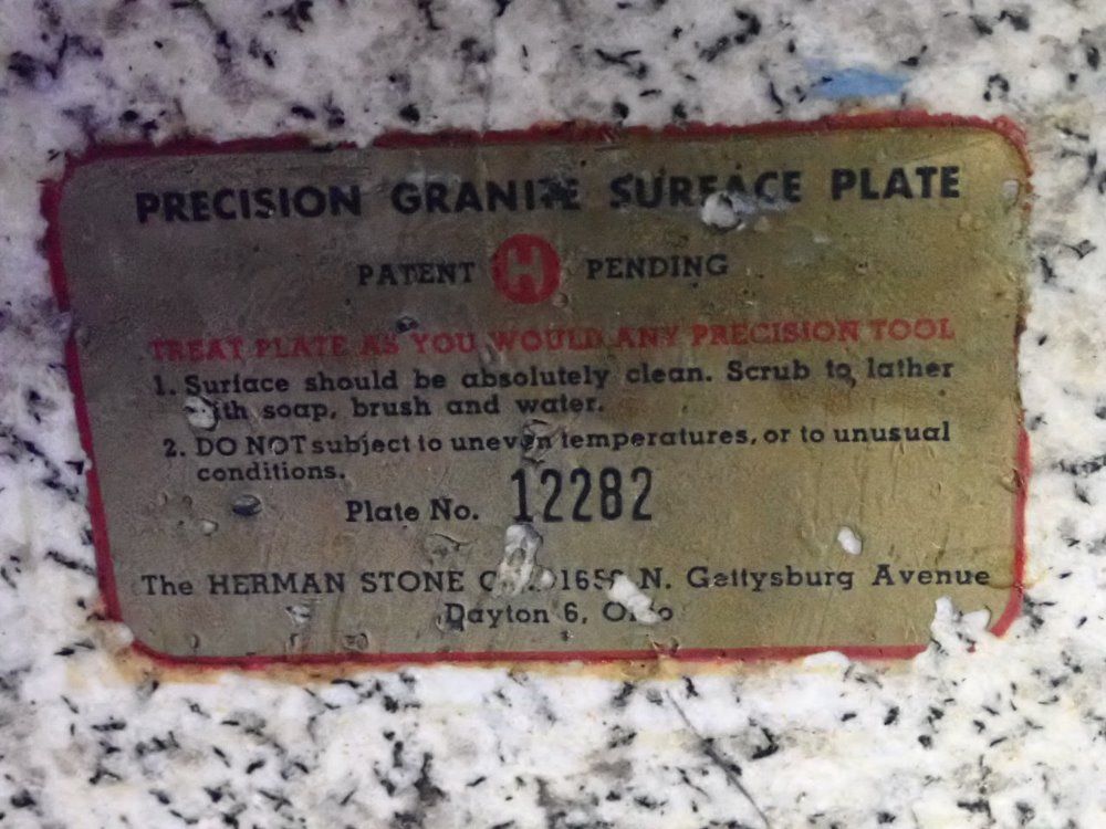 Patent Pending Granite Surface Plate