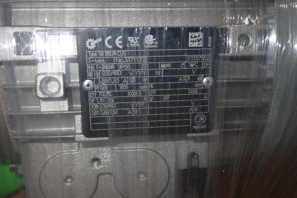 Nord 1 Hp/0.75 Kw Gear Motor - Sk80l14cus