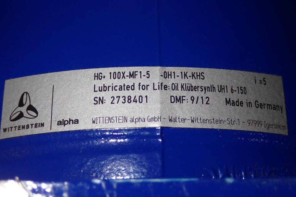 Wittenstein/alpha Gear Reducer