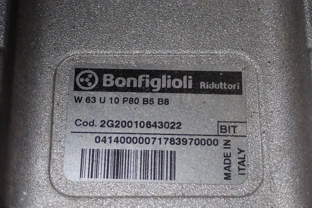 Bonfiglioli Gear Motor - W63u10p80b5b8