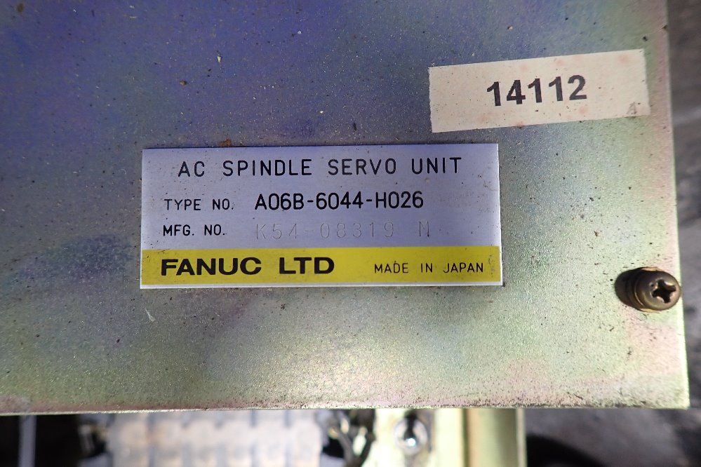 Fanuc Ac Spindle Servo Unit - A06b-6044-h025