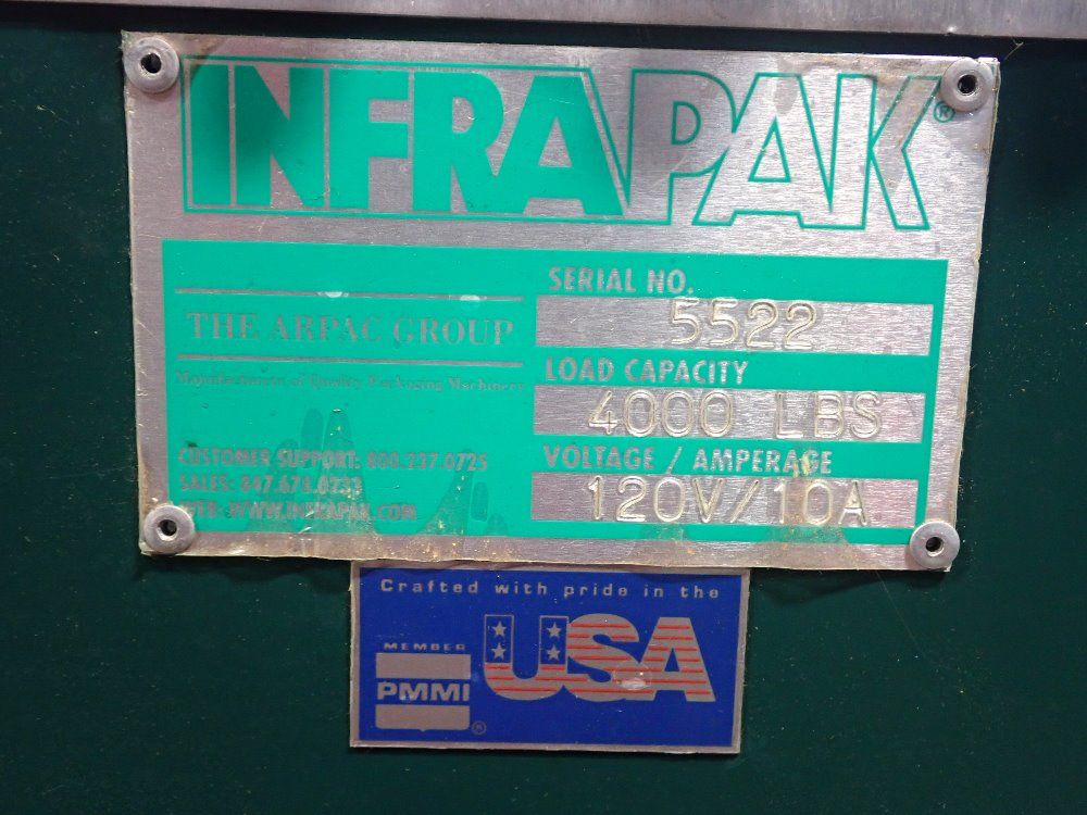 Infrapak 50" X 50" Table X 92" H Stretch Wrapper