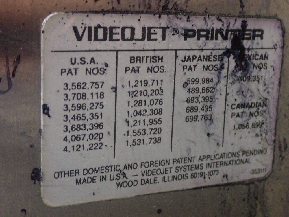Videojet Ink Jet Printer - Excel/170i