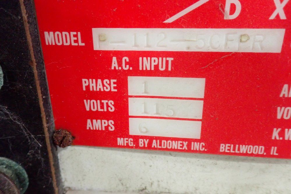 Aldonex Inc Power Supply - P-112-5cfpr
