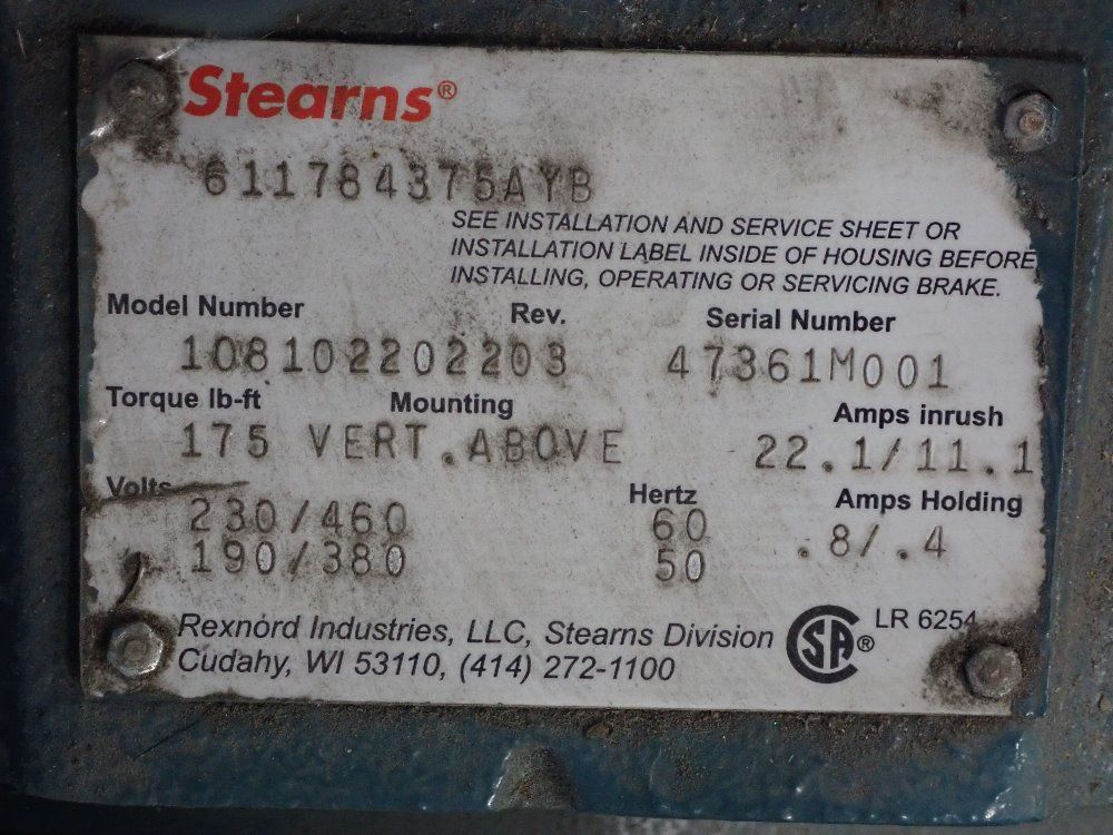 Baldor Electric Co Motor W Brake