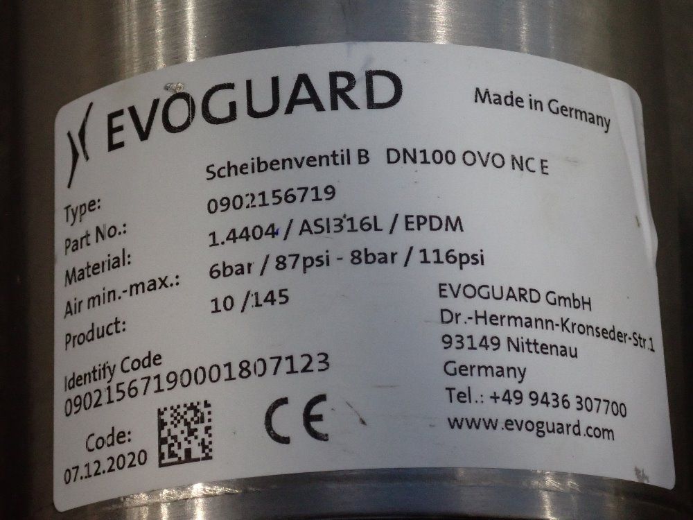 Evoguard 8 Bar/116 Psi Butterfly Valves - 0902156719