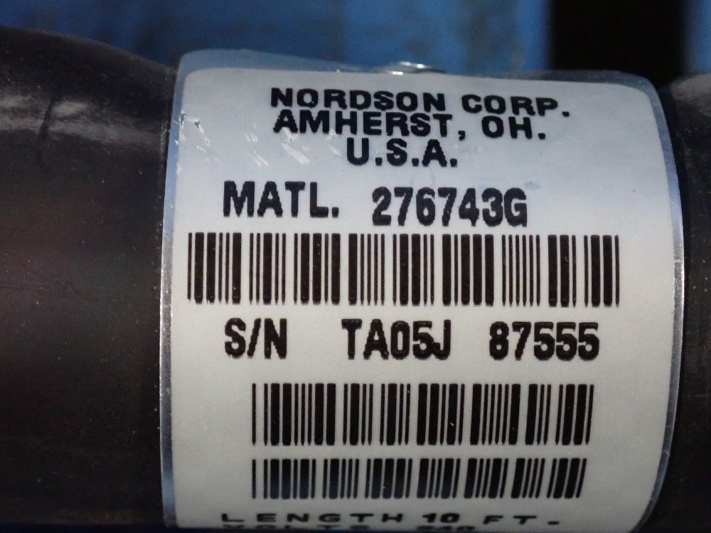 Nordson Corp. 10 Ft./max. Pressure: 1500 Psi Hot Melt Hose