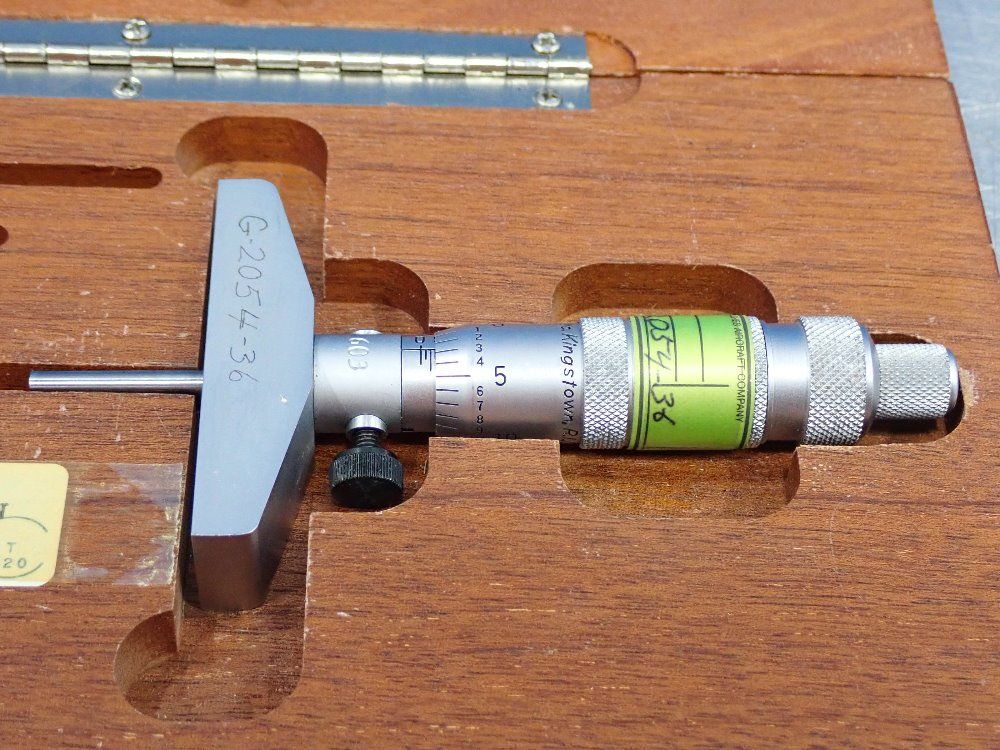 Brown & Sharpe 0-3", .001" Increments Depth Micrometer - 603