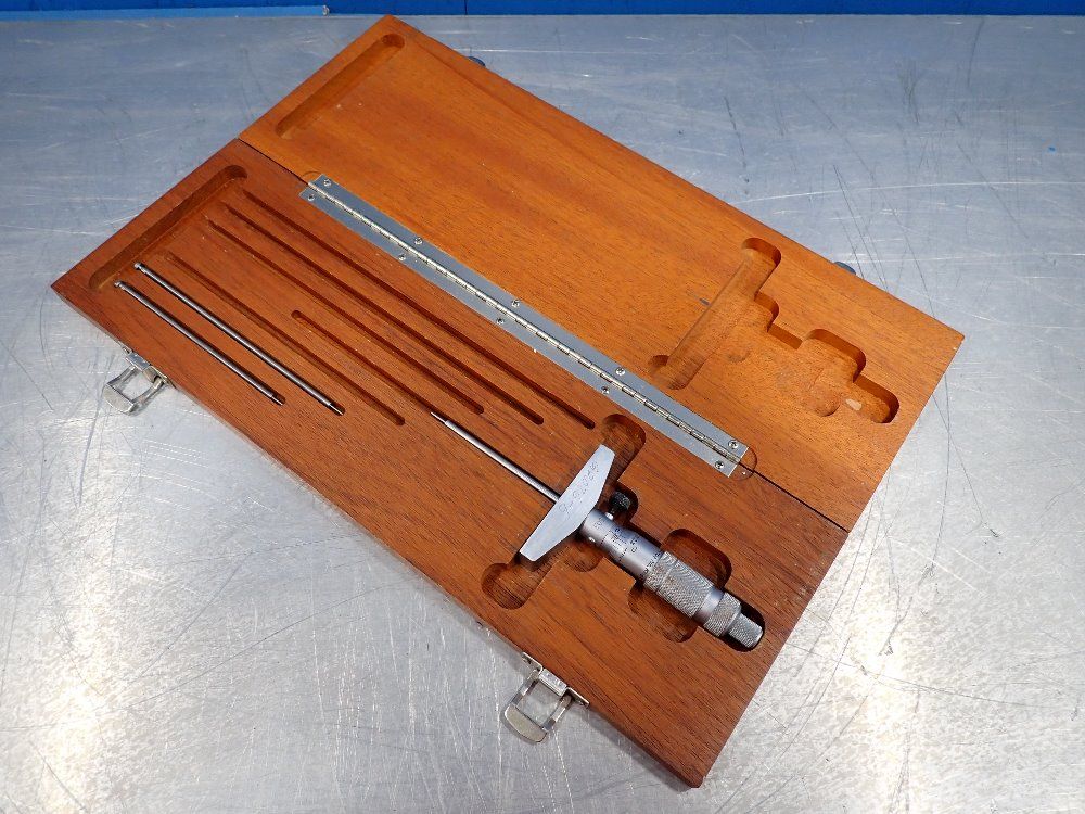 Brown & Sharpe 0-3", .001" Increments Depth Micrometer - 603