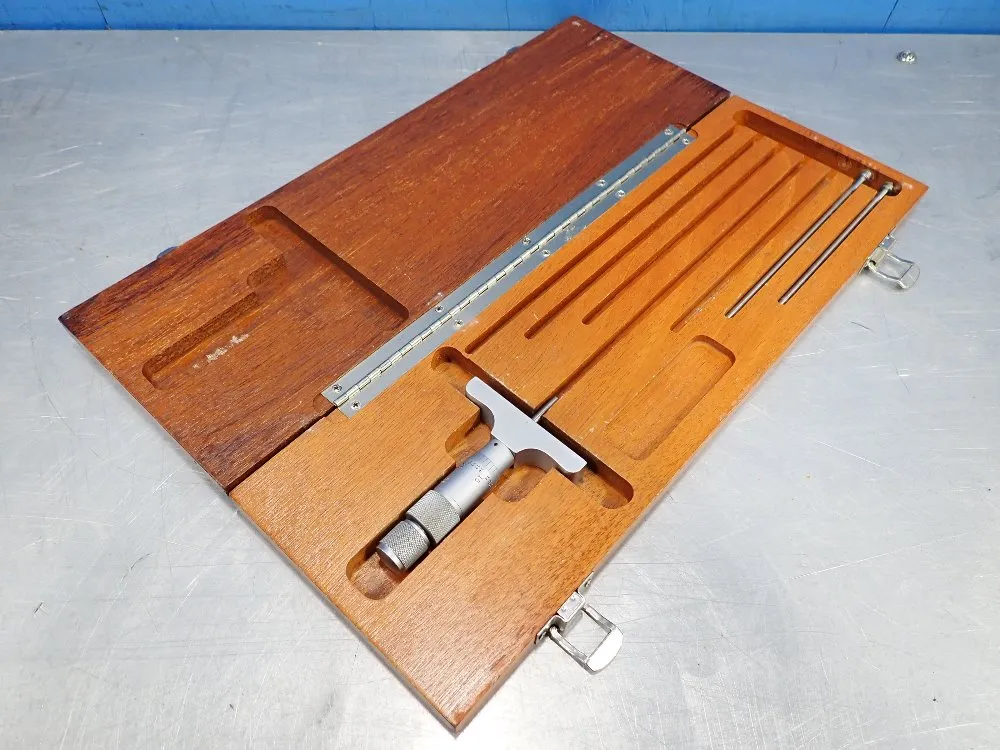 Brown & Sharpe 0-3", .001" Depth Micrometer - 603