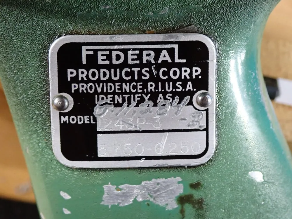 Federal 3.250-3.750", .0005" Dial Bore Gage - D6k, 1243p-3