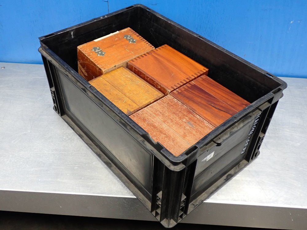 N/a Empty Wooden Instrument Boxes