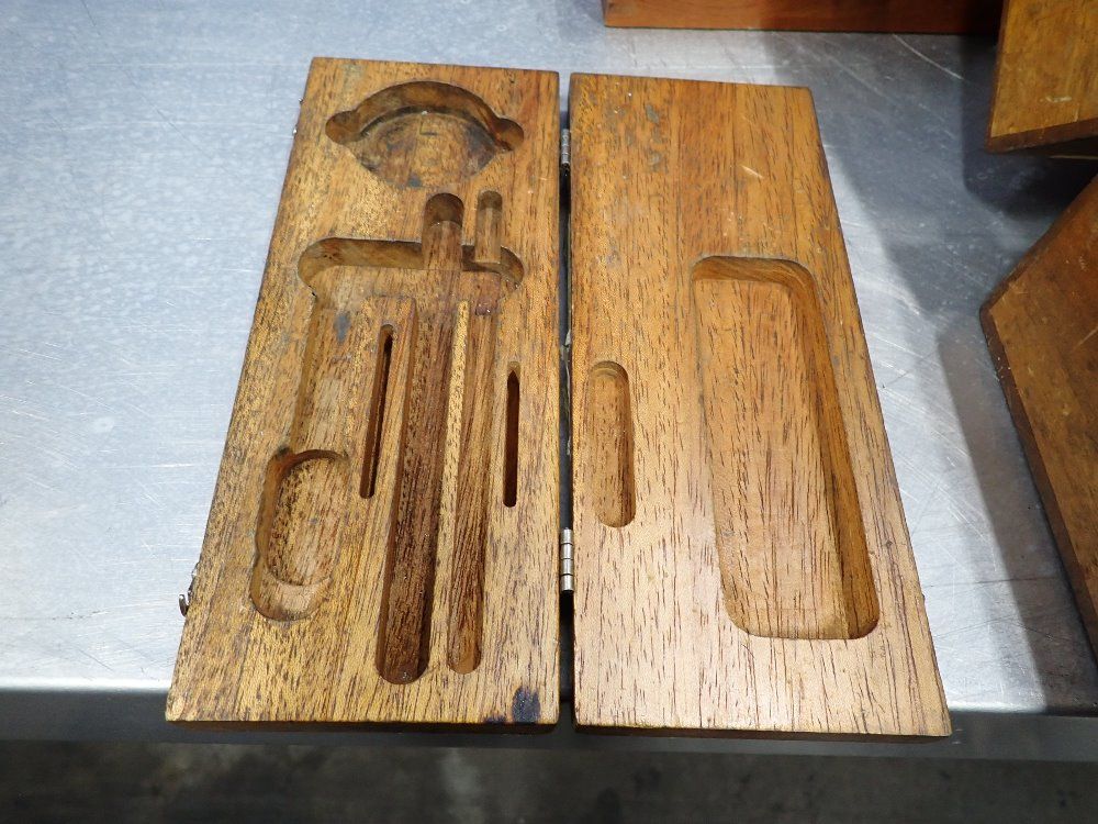 N/a Empty Wooden Instrument Boxes