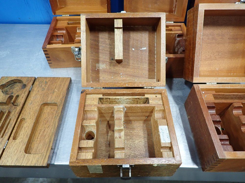 N/a Empty Wooden Instrument Boxes