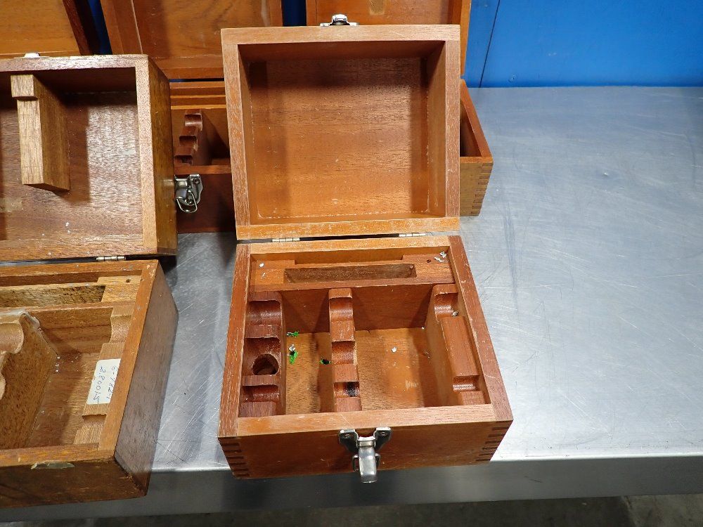 N/a Empty Wooden Instrument Boxes