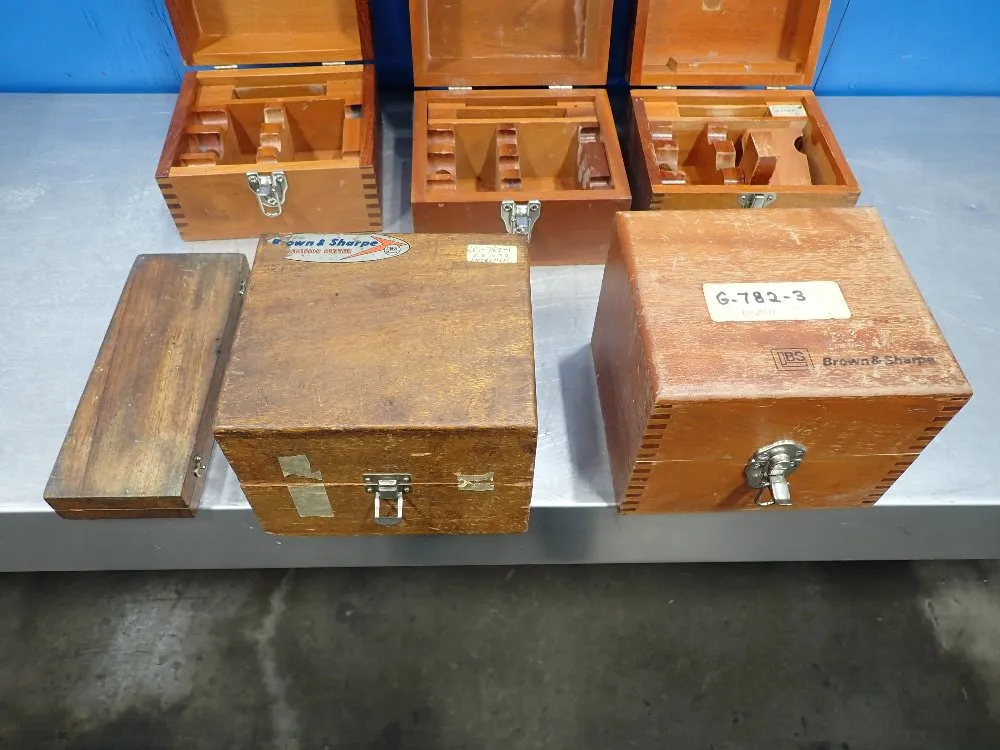 N/a Empty Wooden Instrument Boxes