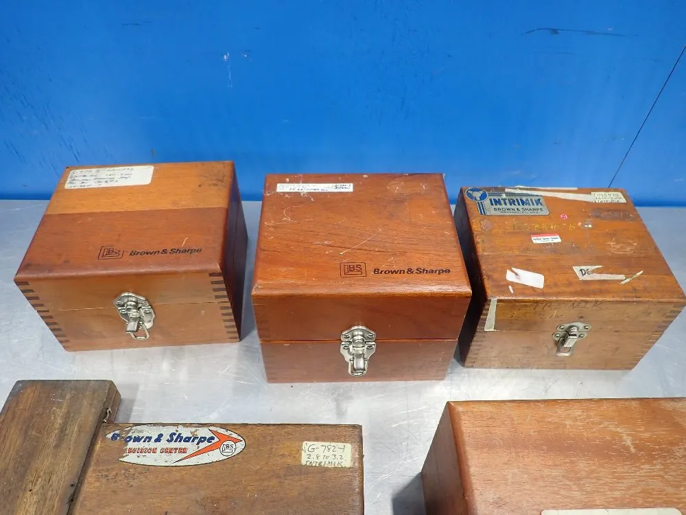 N/a Empty Wooden Instrument Boxes