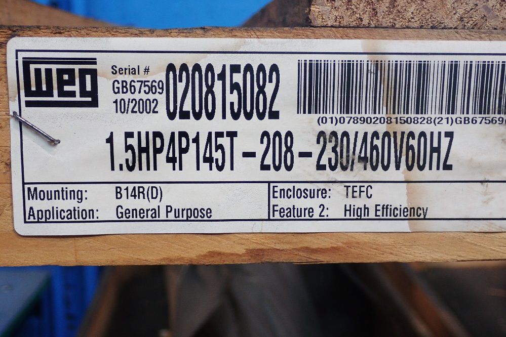 Weg 1.5 Hp Motor - 2000158tep3166