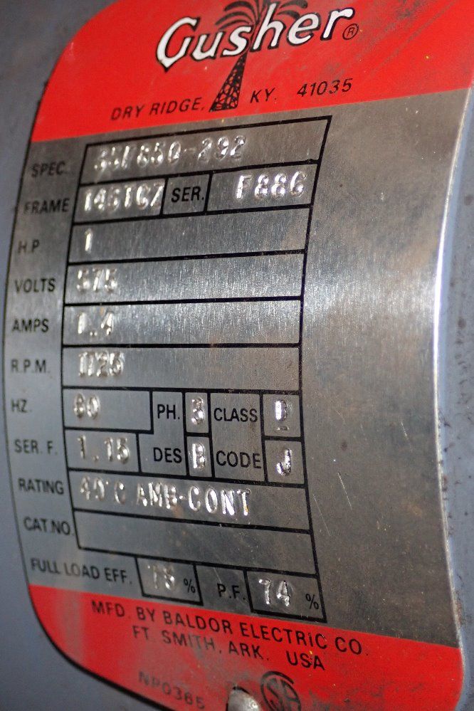 Gusher Pump 1 Hp Motor - 35f850-292