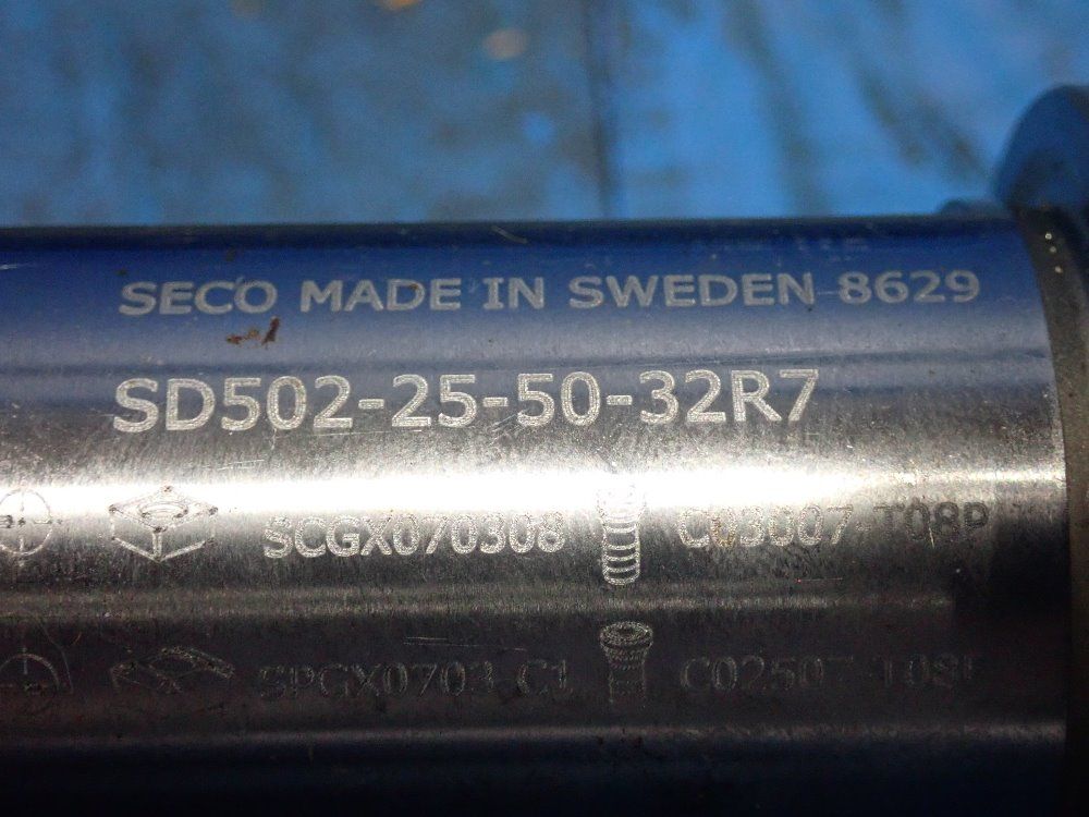 Seco Cutting Diameter: 0.984" Od Indexable Drill - Sd502-25-50-32r7