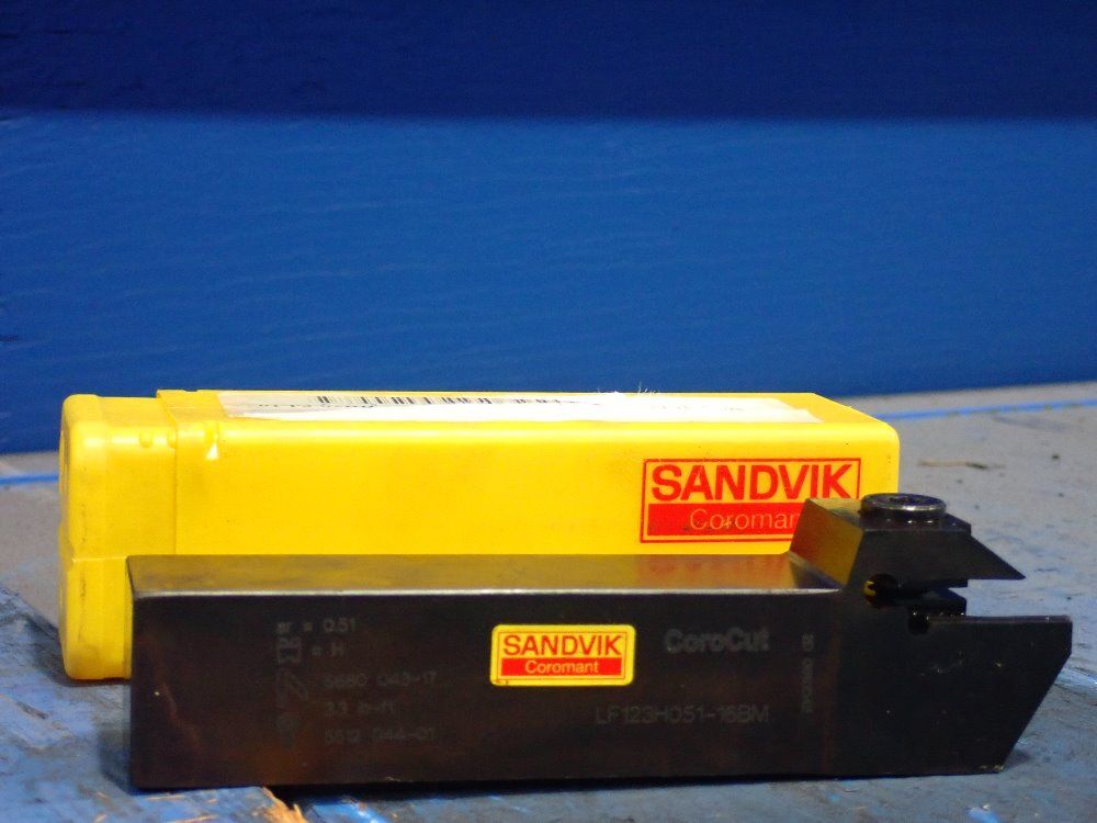 Sandvik Indexable Grooving Blade - Corocut/lf123h051-16bm