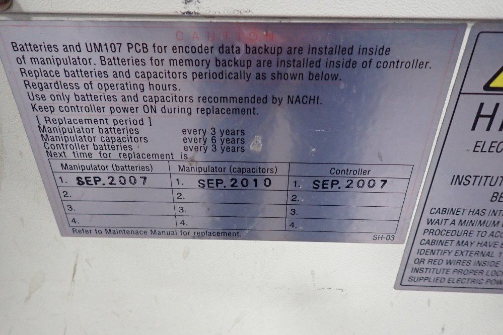 Nachi Robot - T0465724