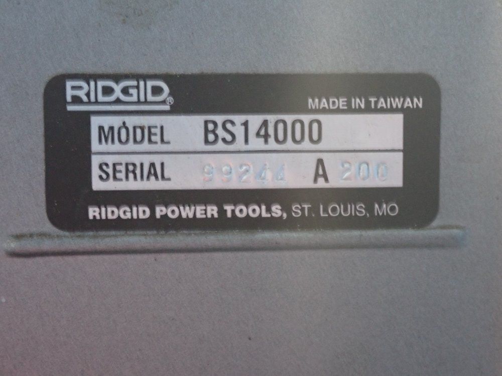 Ridgid 14"x 14" Vertical Bandsaw - Bs14000