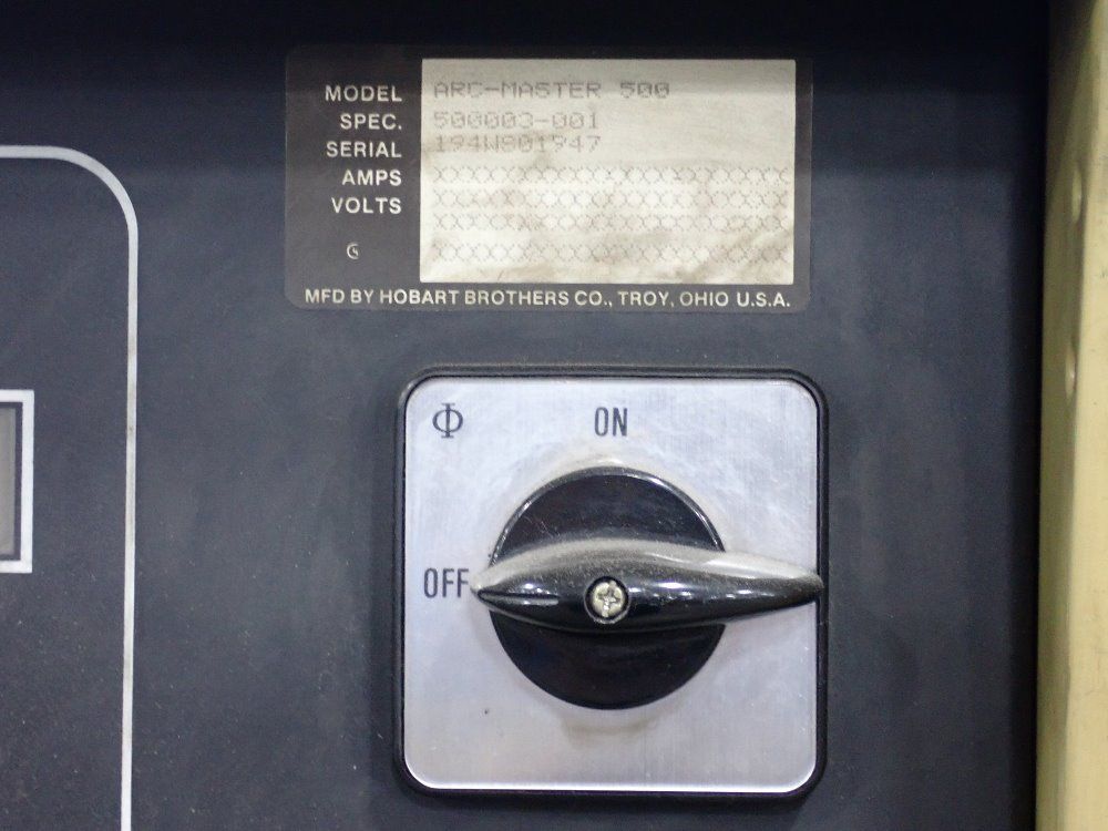 Hobart Brothers Co. 15 Kva Arc Welder - Arc-master 500