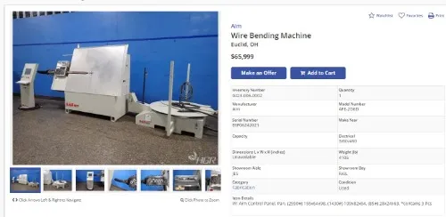 Aim Wire Bending Machine - Afe-2d6d