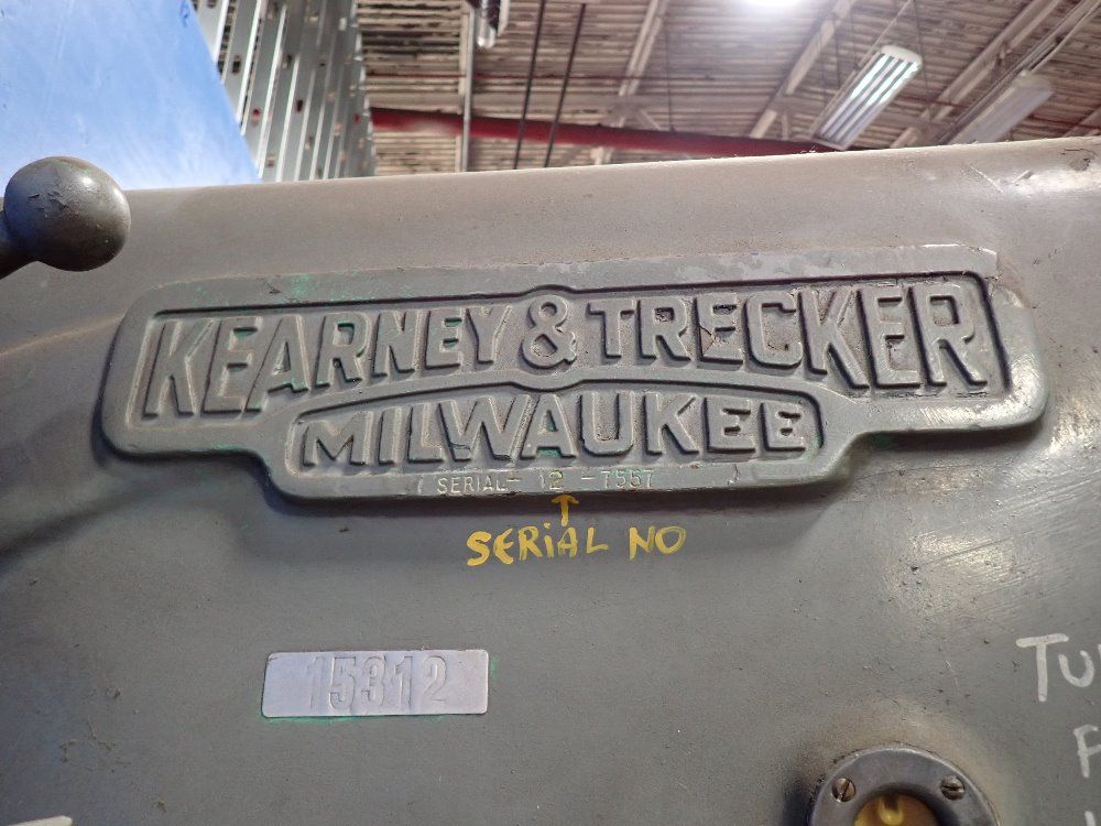 Kearneu  Trecker Vertical Mill