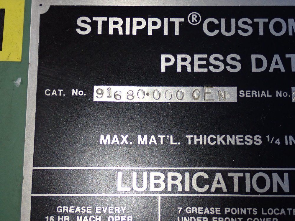 Strippit Houdaille Punch Press - Custom 18/30