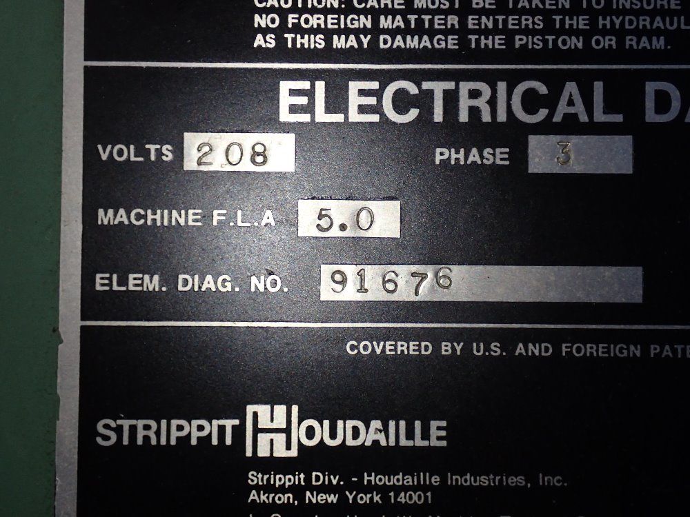 Strippit Houdaille Punch Press - Custom 18/30