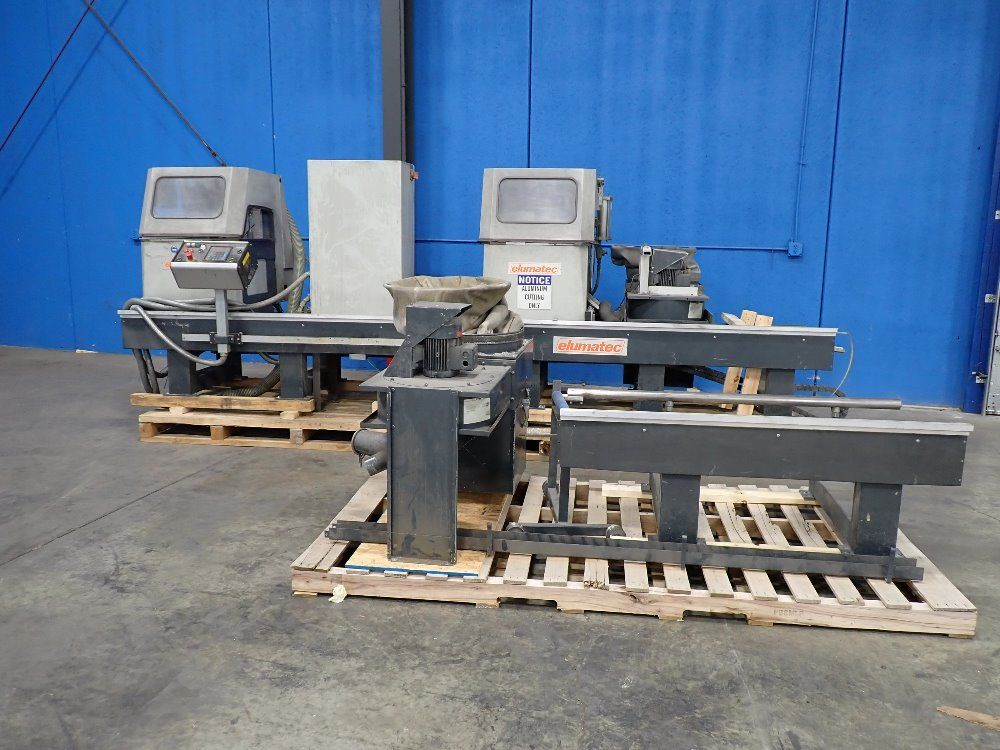 Elumatec Aluminum Cutter W Double Head Mitre