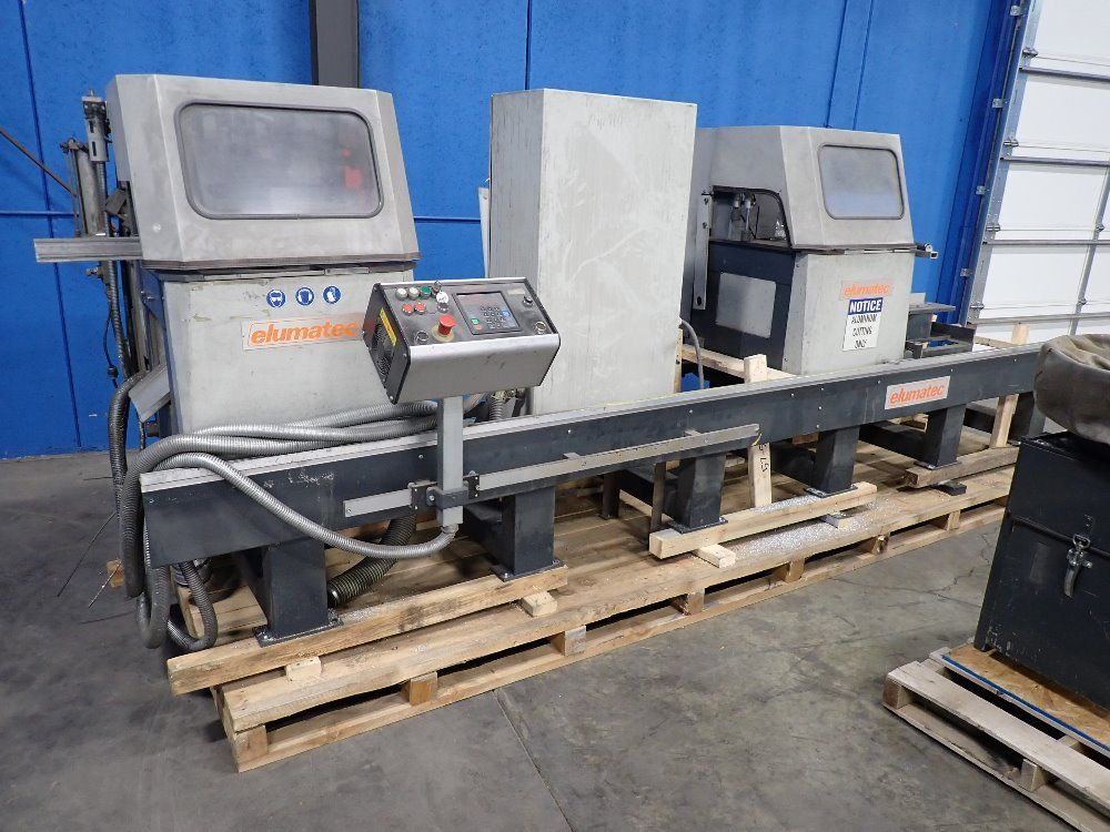 Elumatec Aluminum Cutter W Double Head Mitre