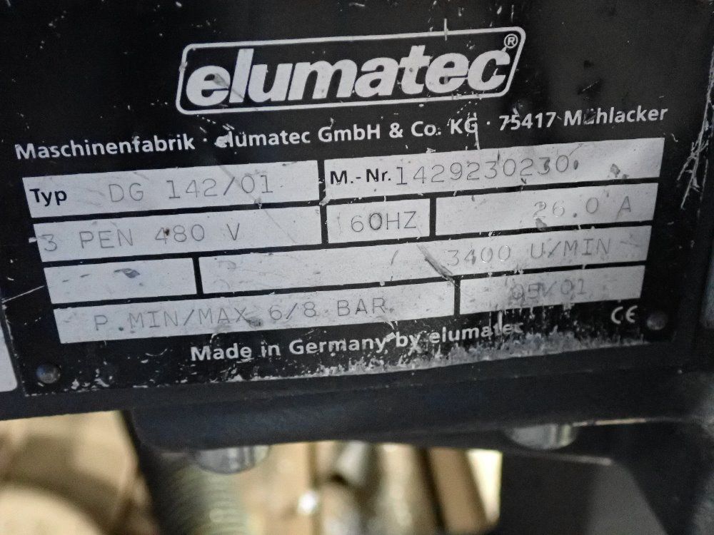 Elumatec Aluminum Cutter W Double Head Mitre