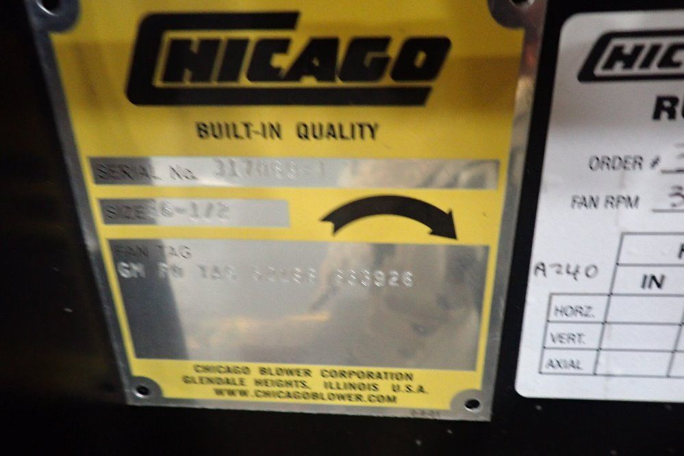 Chicago/siemens 15 Hp Blower - Sd1001eee