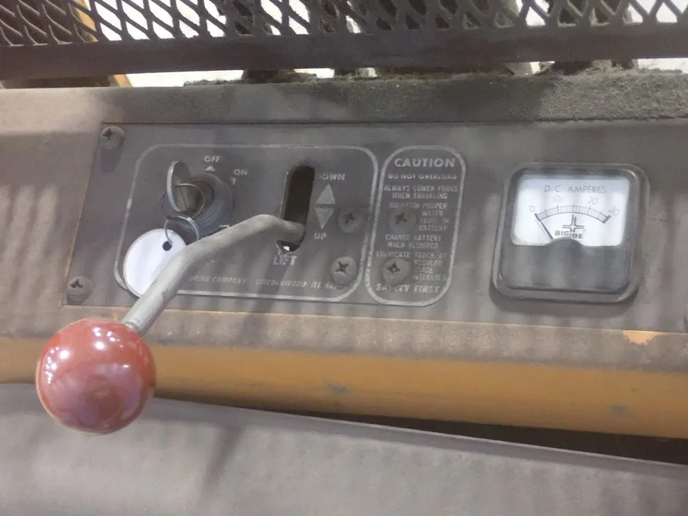 Big Joe Mfg. Co. 2000 Lbs. Electric Straddle Lift - 2024-a5