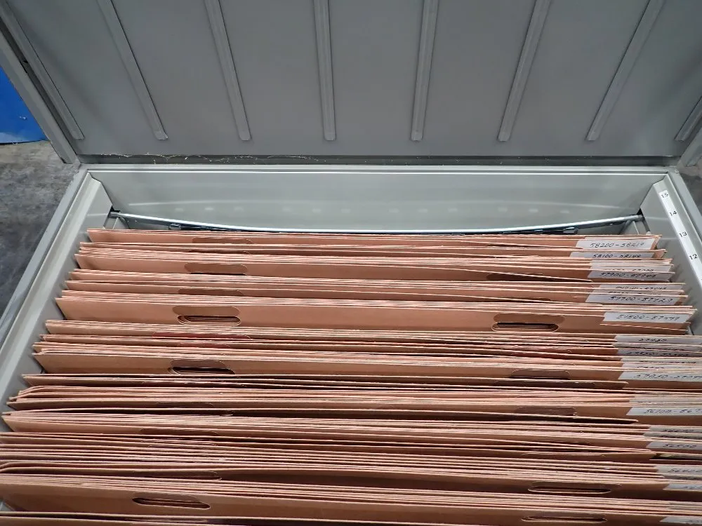 Teledyne Geotech Plan Filing Cabinet - 12770