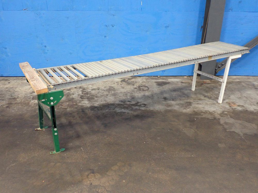 N/a 117" L X 21" Rollers Gravity Conveyor