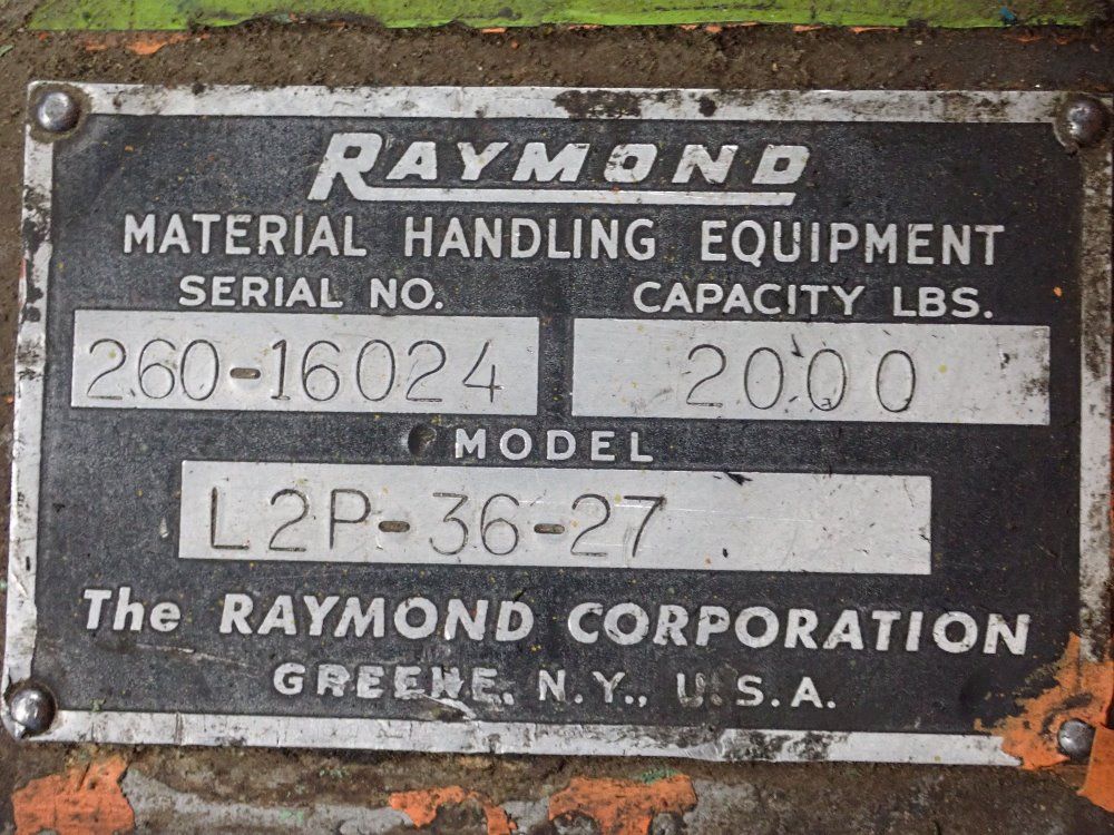Raymond 2000lbs Pallet Jack - L2p-36-27