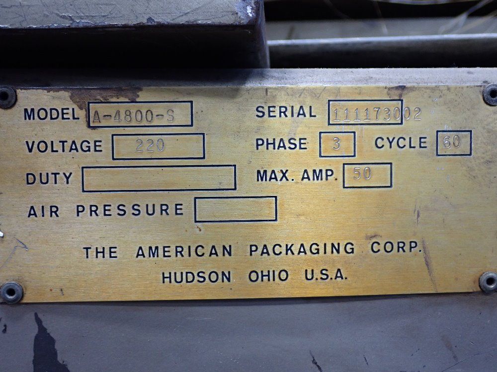 Am Pak Vacuum Packaging Machine