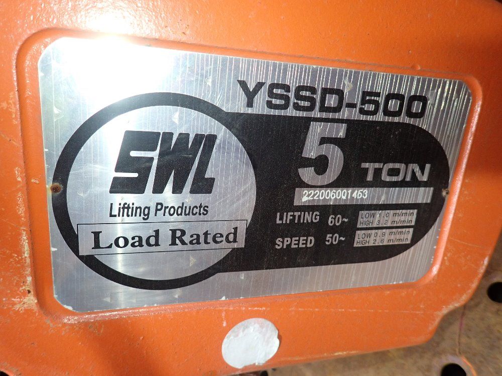 Swl 5 Tons Chain Hoist - Yssd-500