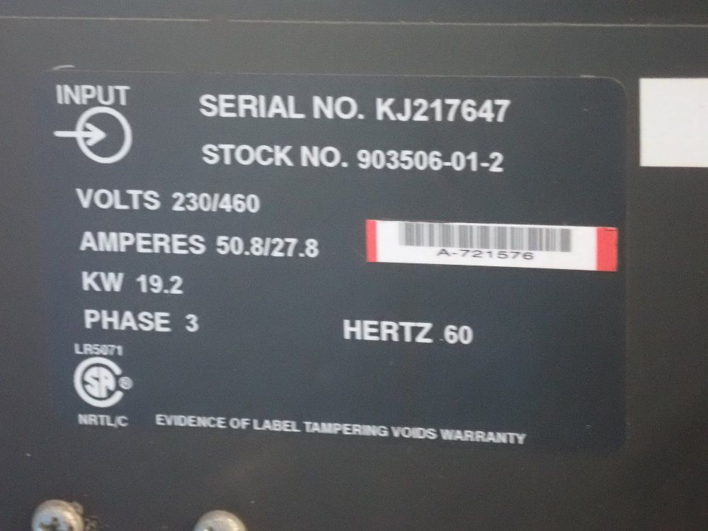 Miller 19.2 Kw Arc Welder - Phoenix 456 Cc/cv